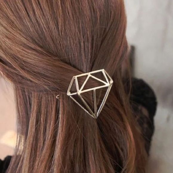 Other - 💎 Diamond Gold Hair Clip 💎